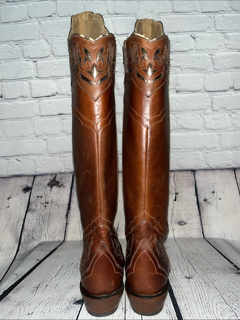 Ariat Chaparral Tall Leather Western Cowboy Boots - Picture 5 of 17